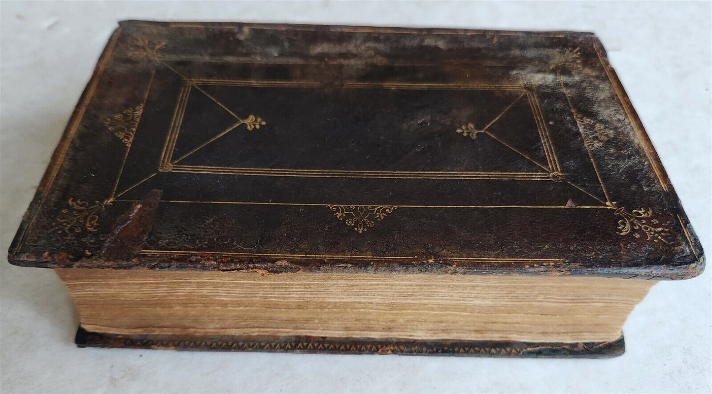 1753 BOOK of COMMON PRAYER w/ PSALTER in ENGLISH antique