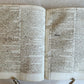 1602 BIBLE in LATIN ILLUSTRATED w/ MAP & NUMEROUS WOODCUTS antique