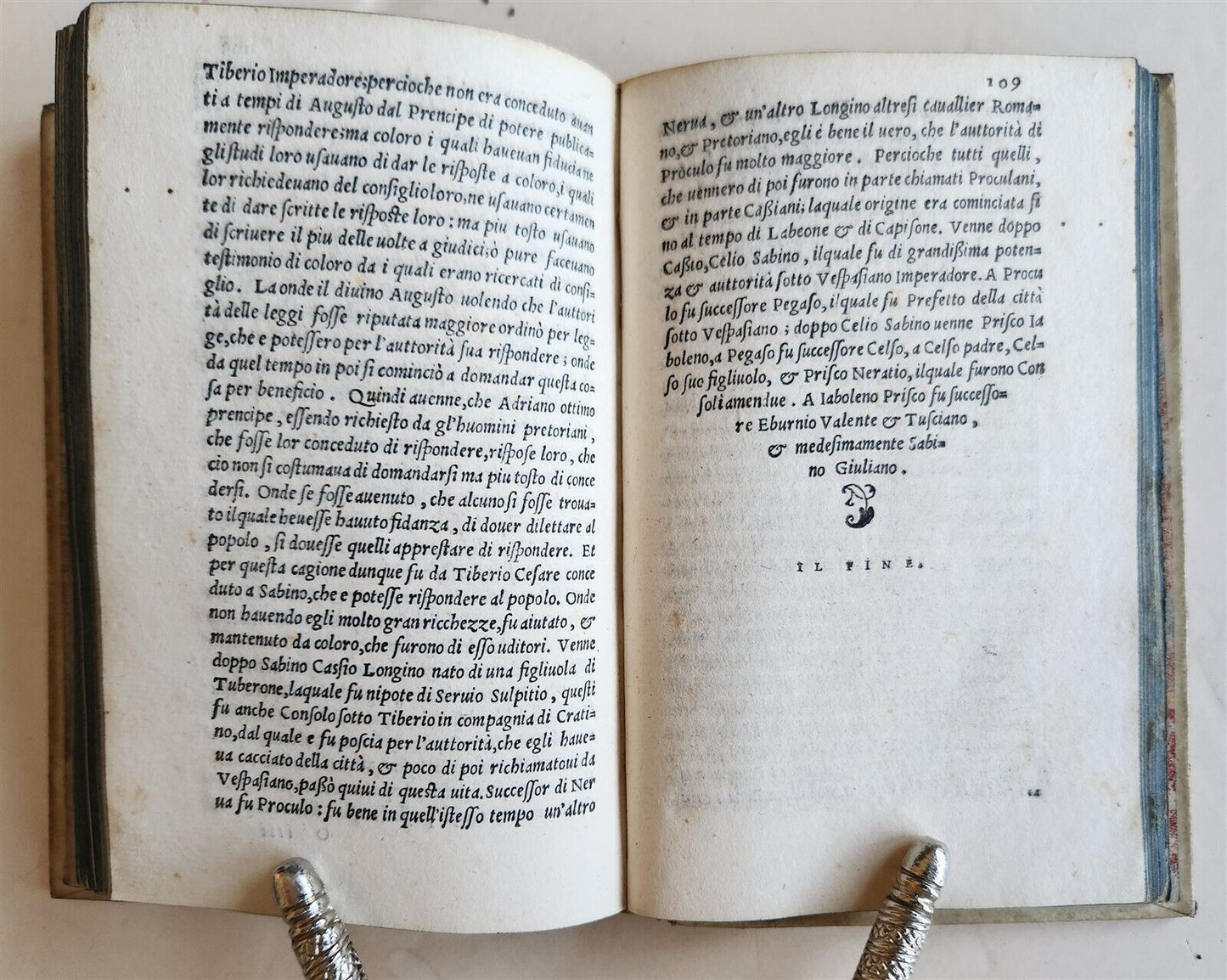 1549 COMPENDIO DEL'HISTORIA ROMANA di POMPONIO LETO antique VELLUM ROMAN HISTORY