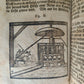 1739 ASTRONOMICAL METEOROGICAL WOMENS TRAVEL CALENDAR antique ILLUSTRATED