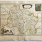 1640 MAP of FRANCE Quercy Province WILLEM BLAEU antique AUTHENTIC hand colored