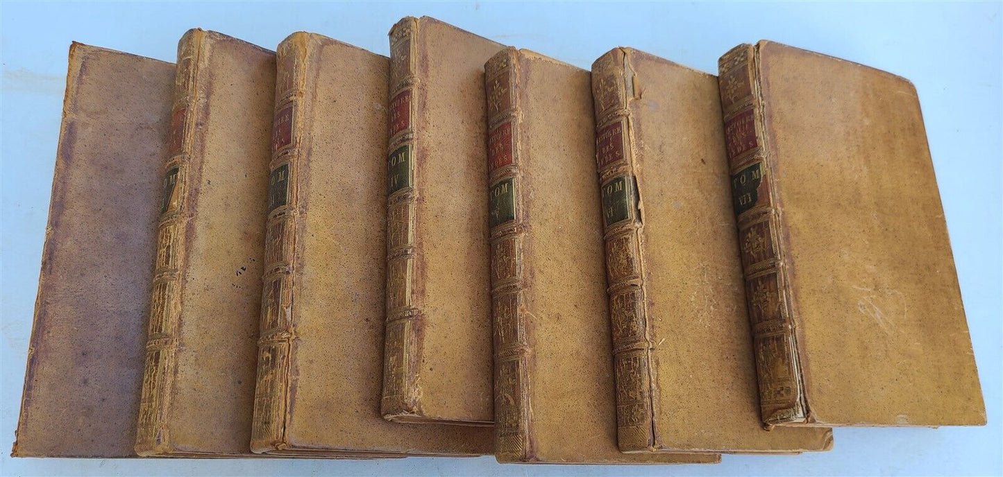 1775 HISTORY of EUROPEAN SETTLEMENTS & TRADE in INDIES 7 VOLUMES antique w/MAPS