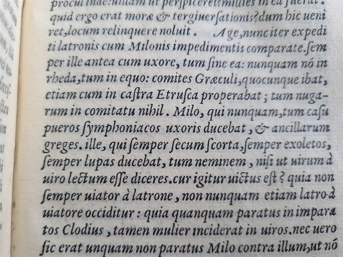 1559 ALDINE PRESS CICERO by Pauli Manutii antique VELLUM BINDING 16th CENTURY