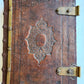 1702 BIBLE in DUTCH MASSIVE FOLIO antique ILLUSTRATED w/6 MAPS incl. WORLD'S MAP