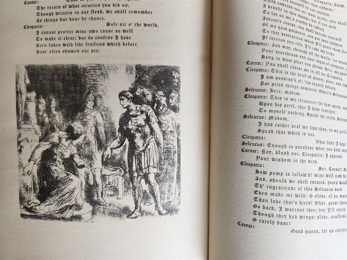 1925 ANTHONY & CLEOPATRA by WILLIAM SHAKESPEARE antique ILLUSTRATED