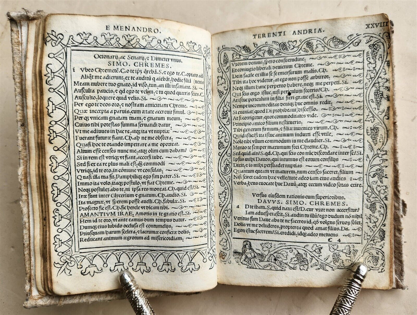 1511 POST-INCUNABULA EDITION of TERENCE antique RARE