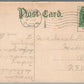 ASHTABULA OH RAILROAD STATION RAILWAY DEPOT ANTIQUE POSTCARD