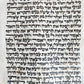 TORAH SCROLL FRAGMENT MANUSCRIPT on VELLUM antique BIBLE GENESIS 24:64 - 31:1