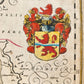 1640 MAP of Overijssel NETHERLANDS by WILLEM BLAEU antique AUTHENTIC handcolored