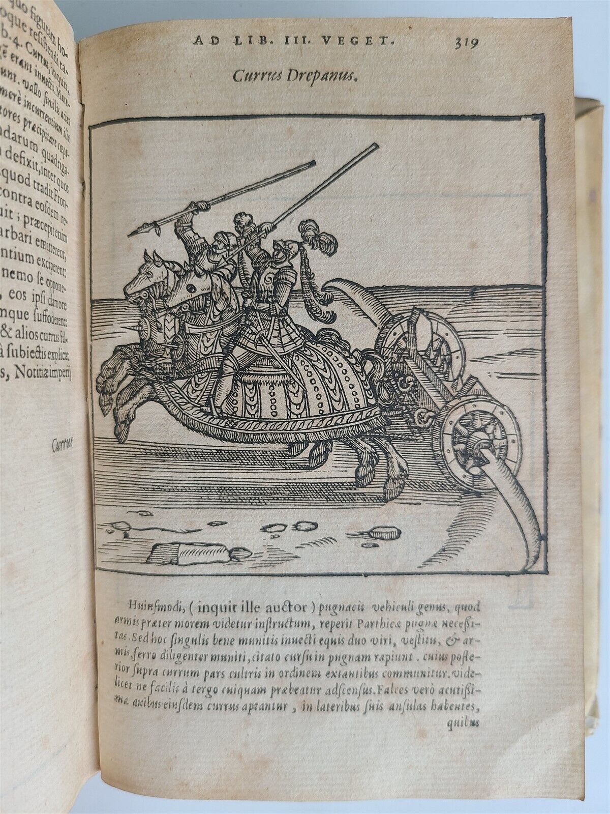 1592 MILITARY HISTORY FULLY ILLUSTRATED antique PLANTIN De re militari libri IV