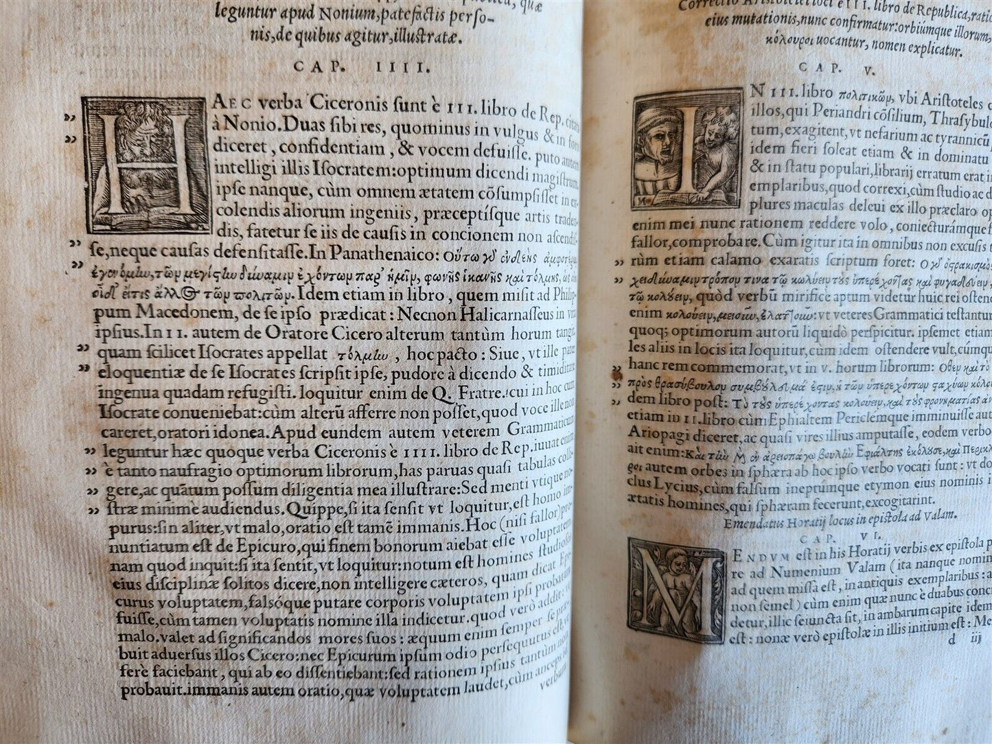 1554 VICTORII PETRI VARIARUM LECTIONUM antique 16th CENTURY