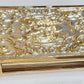 GREEK RUSSIAN ORTHODOX CHURCH GOSPEL GILT BRASS COVERS folio VINTAGE Bible