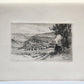 ETCHINGS by B.MANNFELD SIGNED by AUTHOR antique Ein Skizzen-Buch