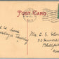 CHARLESTOWN MA SULLIVAN SQUARE ELEVATED STATION INTERIOR ANTIQUE POSTCARD