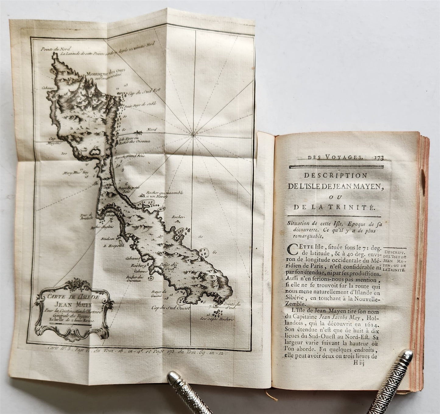 1768 HISTOIRE des VOYAGES VOL.69 antique illustrated ICELAND & SIBERIA RUSSIA