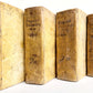 1690 PHILOSOPHIA SCOTI 4 VOLUMES antique VELLUM BOUND