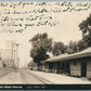 EARL PARK IN RAILROAD STATION RAILWAY DEPOT ANTIQUE REAL PHOTO POSTCARD RPPC