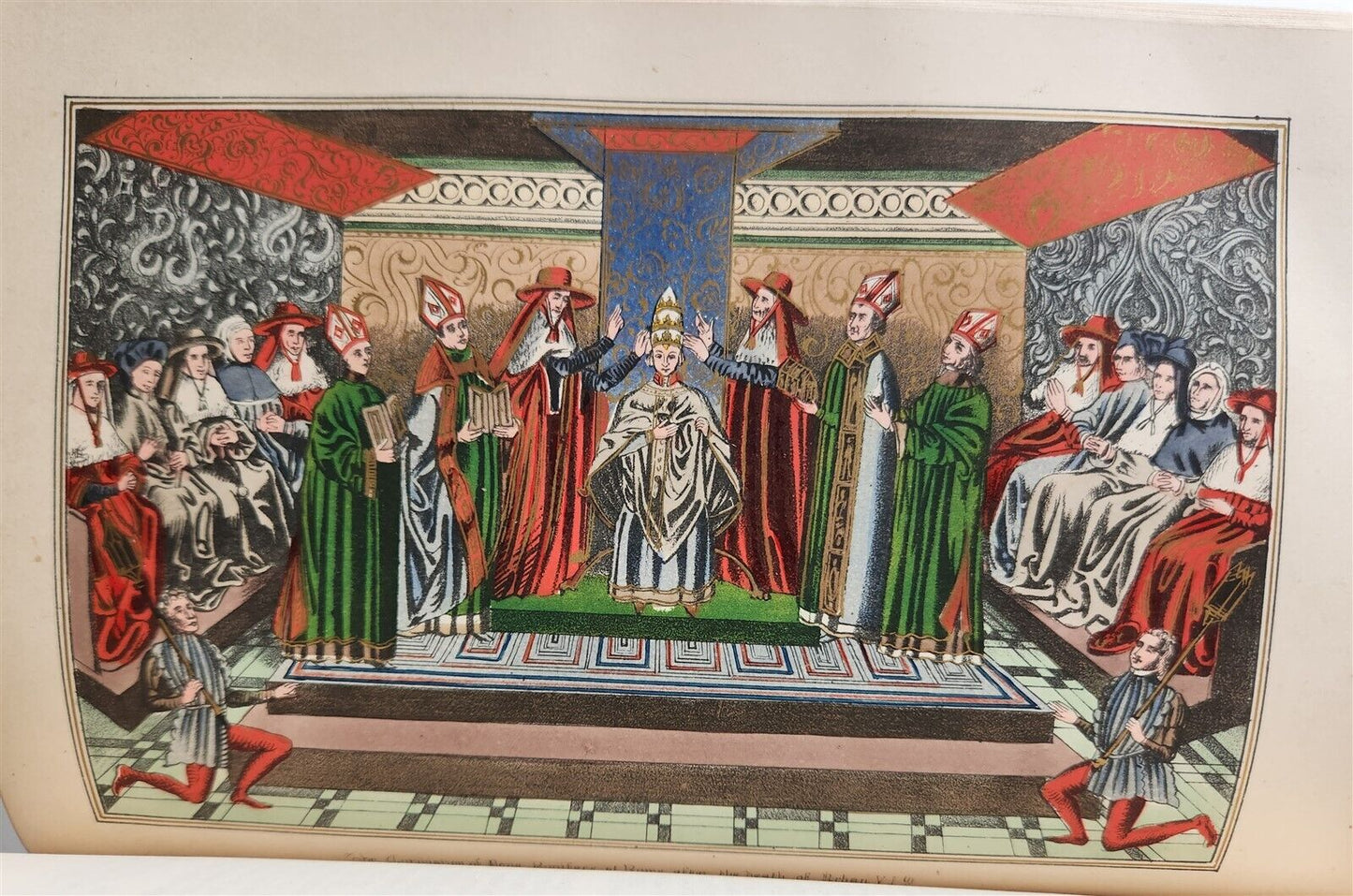 1868 FROISSART CHRONICLES of ENGLAND FRANCE SPAIN 2 VOLUMES antique ILLUSTRATED