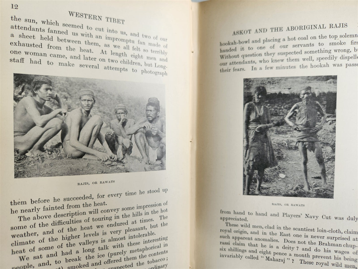 1906 WESTERN TIBET AND BRITISH BORDERLAND antique ILLUSTRATED
