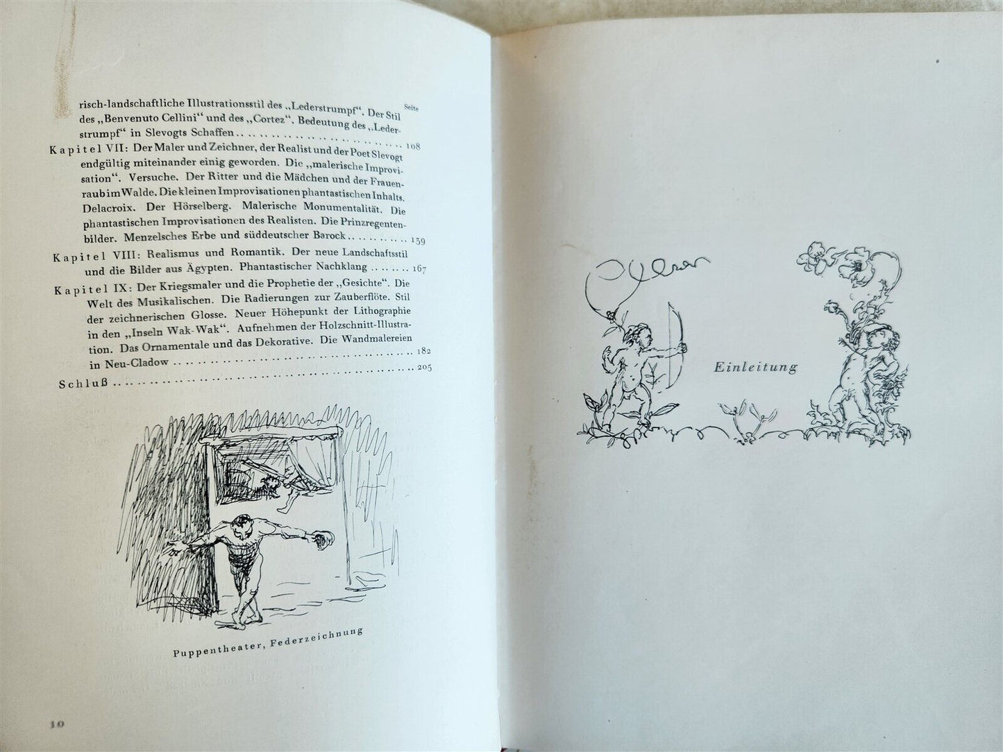 1923 MAX SLEVOGT by EMIL WALDMANN antique ILLUSTRATED ART ALBUM