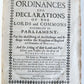 1648 ORDINANCES of the LORDS & COMMONS in PARLIAMENT antique in ENGLISH