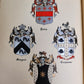 1927 COLONIAL FAMILIES OF AMERICA antique ILLUSTRATED FOLIO