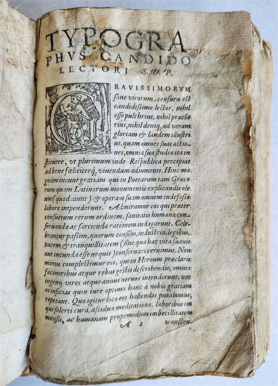 1571 BIBLE OLD TESTAMENT COMMENTARIES ANTIQUE 16th CENTURY vellum binding