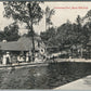 BUCK HILL FALLS PA SWIMMING POOL ANTIQUE POSTCARD
