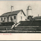 MANITOWOC WI LIGHT HOUSE ANTIQUE POSTCARD