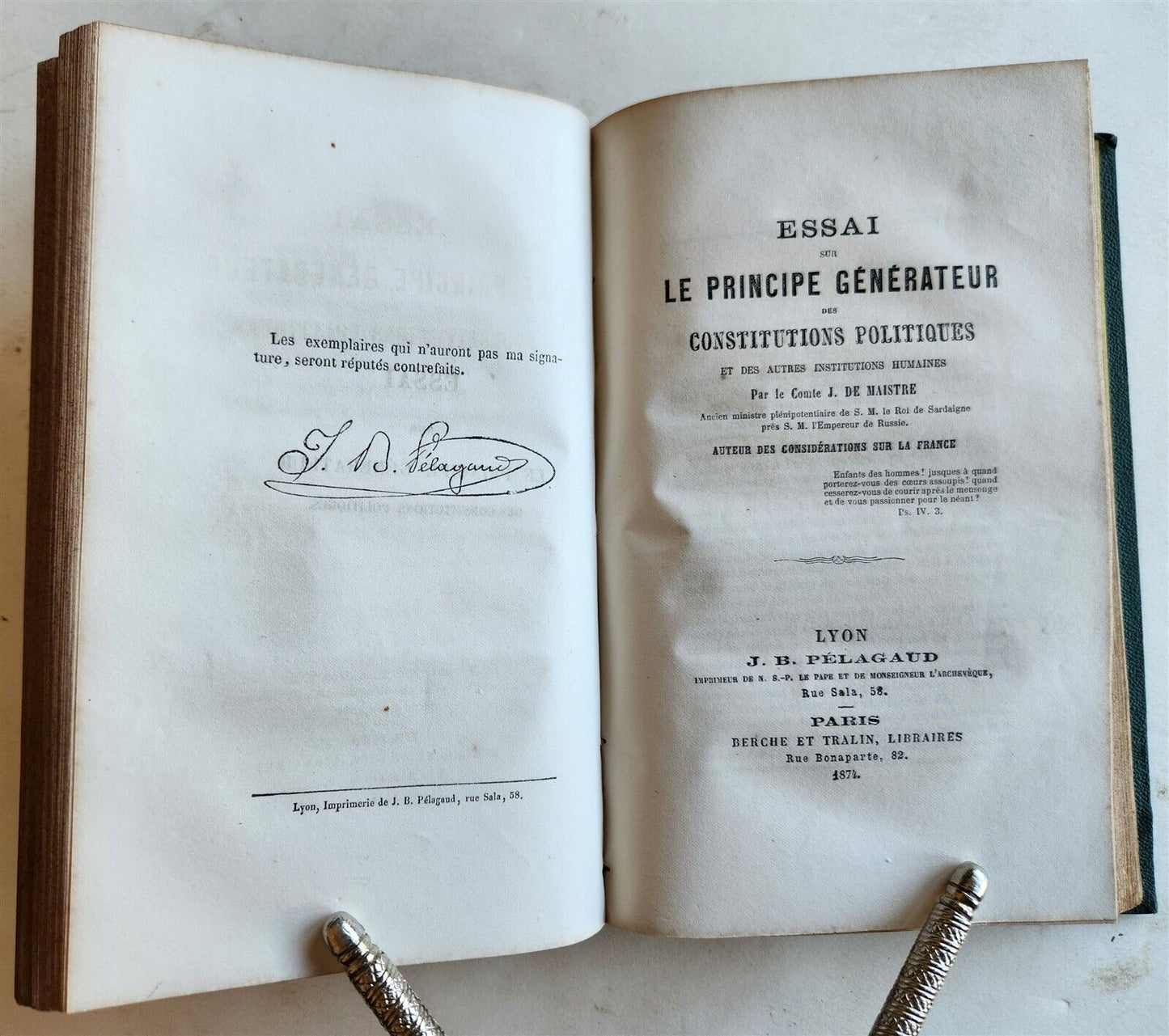 1874 LETTERS to RUSSIAN GENTLEMAN on SPANISH INQUISITION antique