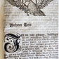 1725 HISTORY of Holy Roman Empire' CITY of AUGSBURG REGIMENT antique ILLUSTRATED