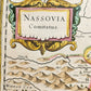 1640 MAP of GERMANY COUNTY of NASSAU by WILLEM BLAEU antique AUTHENTIC