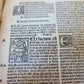 1524 BIBLIA POST-INCUNABULA ILLUSTRATED antique 16th CENTURY BIBLIA scarce