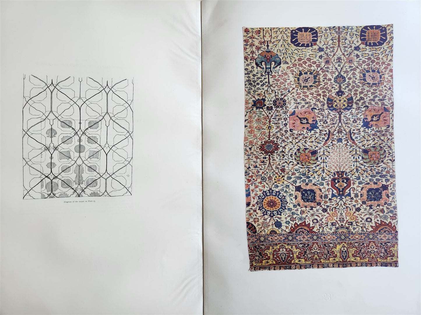 1926 OLD ORIENTAL CARPETS antique ILLUSTRATED FOLIO Austrian Art Industry Museum