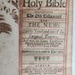 1691 BIBLE in ENGLISH OLD & NEW TESTAMENT antique KING JAMES woman's provenance