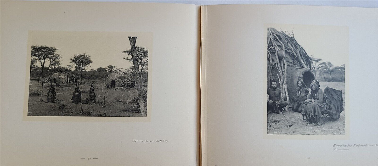 1907 DEUTSCH SUDWEST AFRIKA ILLUSTRATED w/ 100 PHOTOS ANTIQUE German Africa