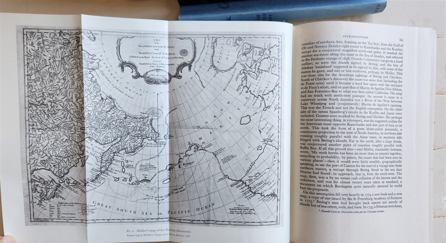 1967-74 JOURNALS of CAPTAIN JAMES COOK on HIS VOYAGES of DISCOVERY antique 5 VOL