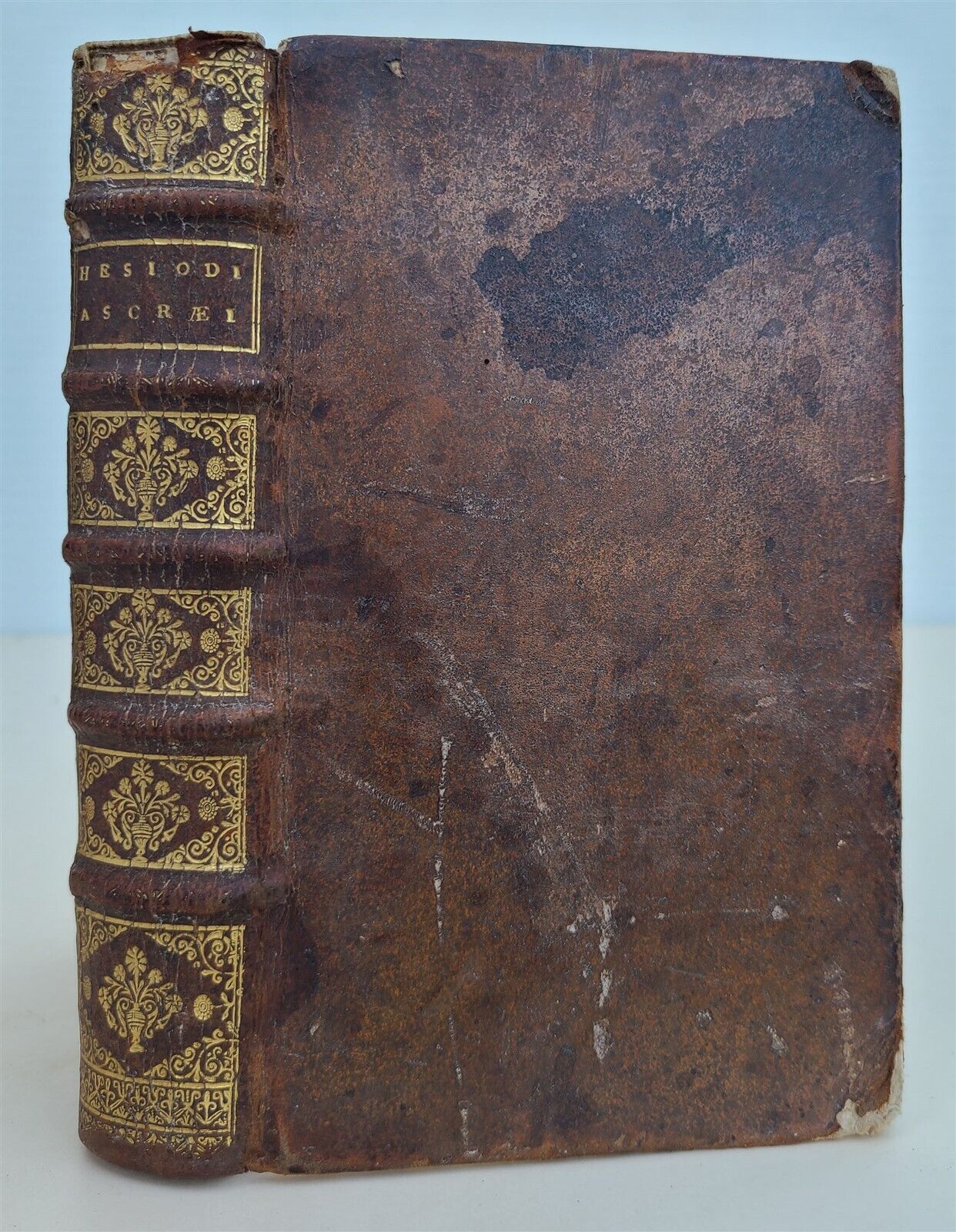 1701 HESIOD by Ioannis Georgii Graevii antique in LATIN & GREEK