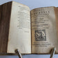 1586-1593 LAW BOOK by CAESARIS CONTARDI antique FINE HAND TOOLED PIGSKIN BINDING