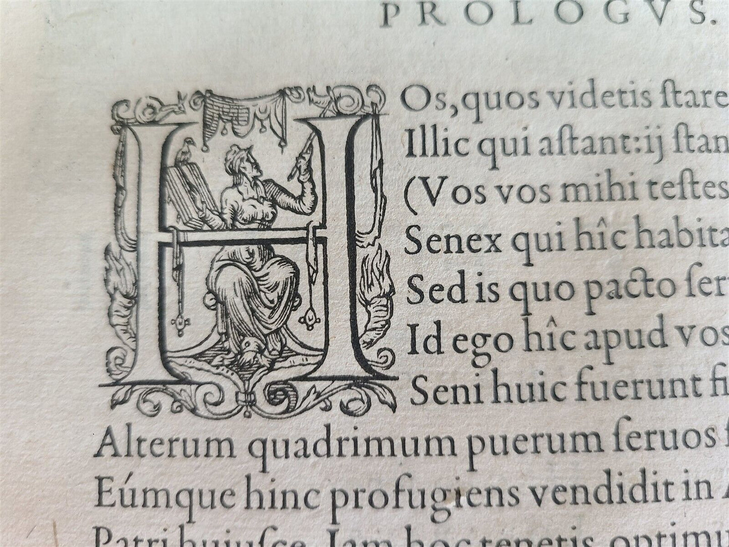 1577 PLATO COMEDIES antique 16th CENTURY FOLIO M. Accius Plautus