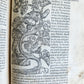 1561 PHARMACOPEIA ILLUSTRATED MEDICAL PLANTS by SANSOVINO antique 16th CENTURY