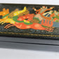 RUSSIAN PALEKH SCHOOL VINTAGE LACQUER BOX Troika SIGNED by ARTIST