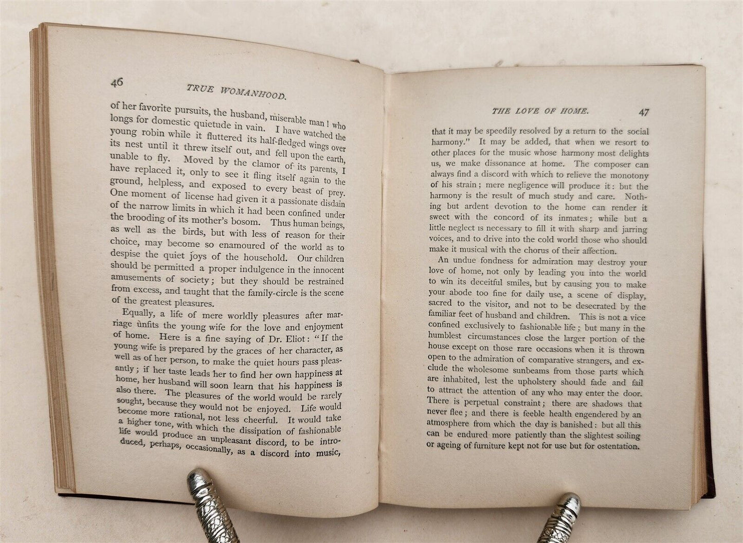 1882 TRUE WOMANHOOD by Franklin Johnson SUFFRAGE antique