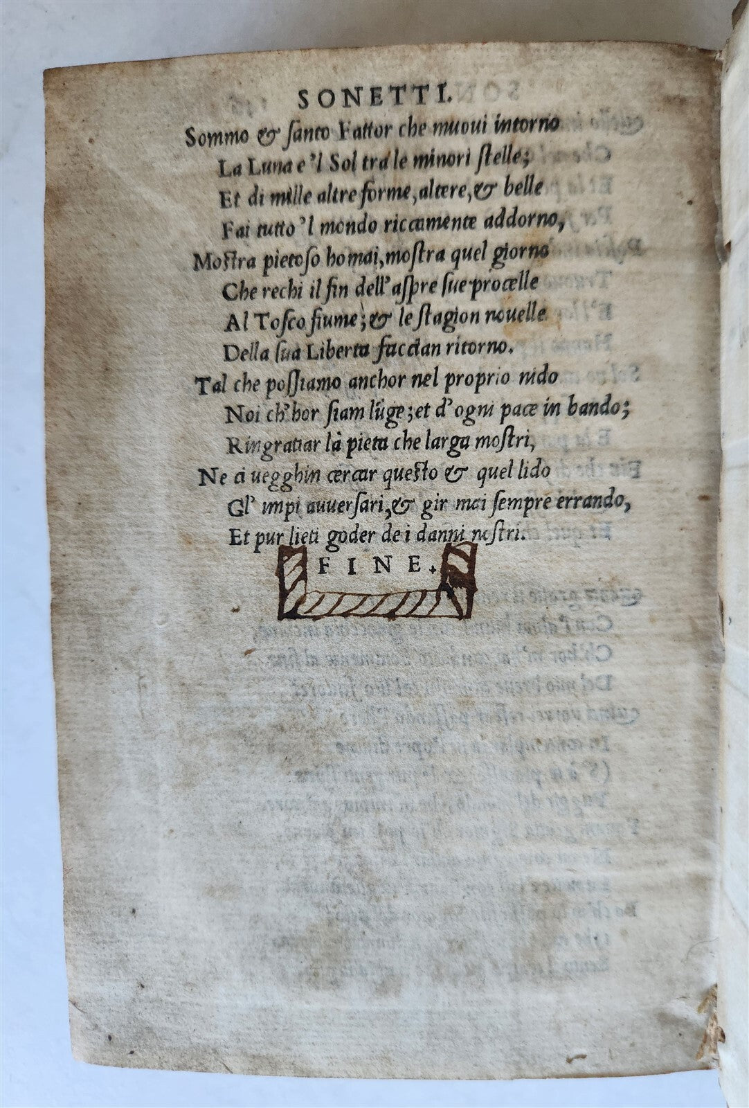 1533 POST-INCUNABULA OPERE TOSCANE DI LUIGI ALAMANNI antique VELLUM BOUND POETRY