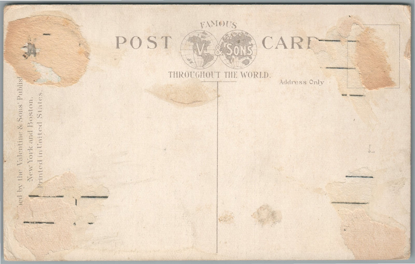 ANDOVER MA RAILROAD STATION RAILWAY DEPOT ANTIQUE POSTCARD