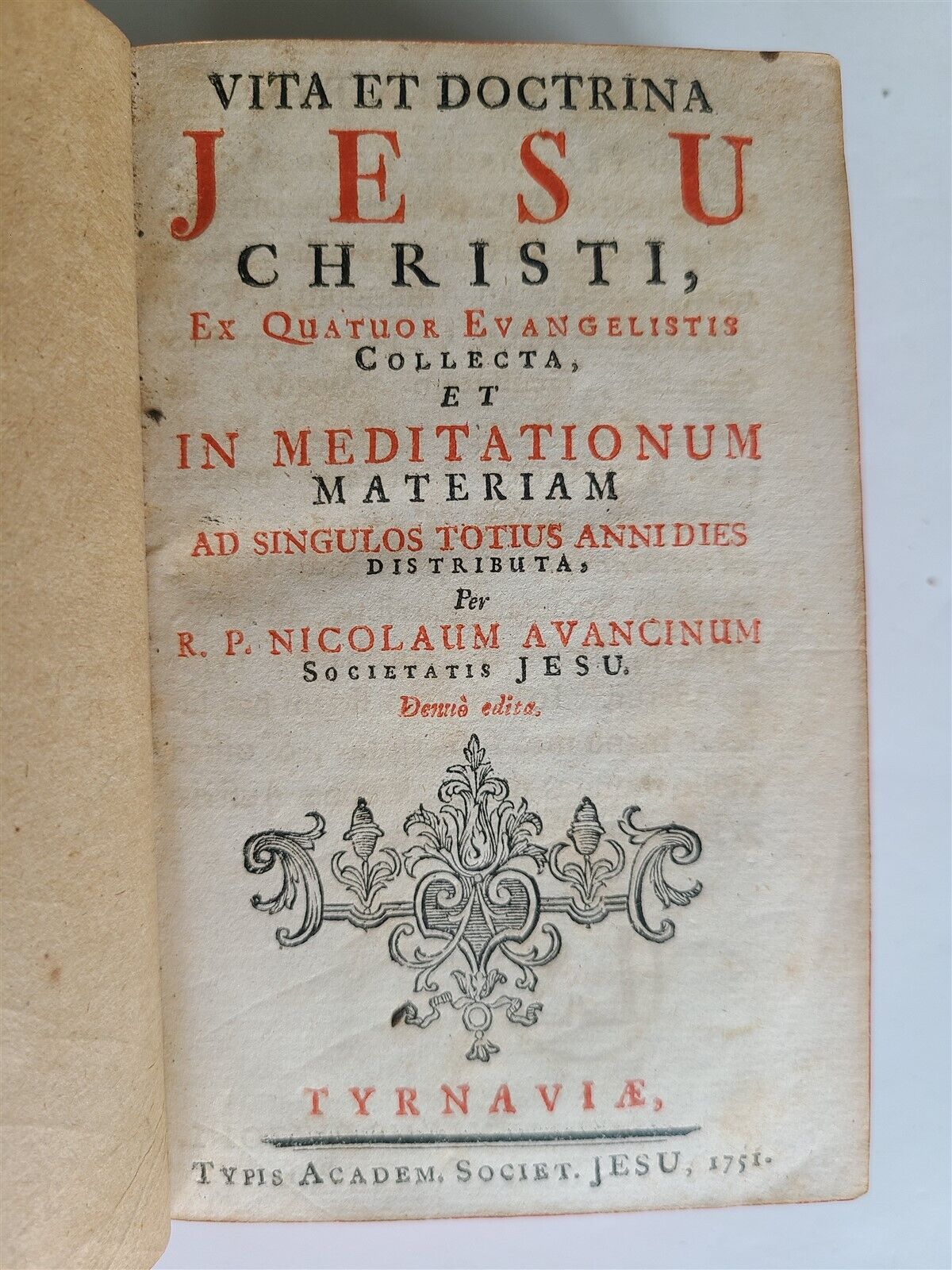 1558 CICERO libri tres de officiis antique w/ VITA et DOCTRINA JESU CHRISTI