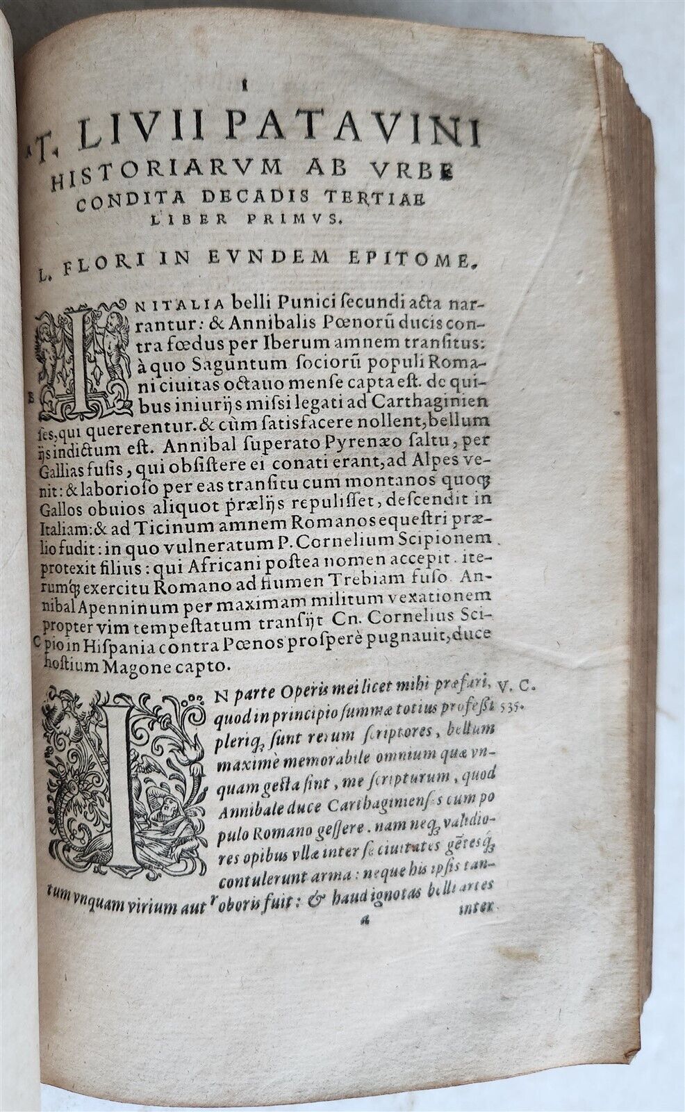 1568 ROMAN HISTORY by LIVY in LATIN antique PIGSKIN BINDING 16th CENTURY