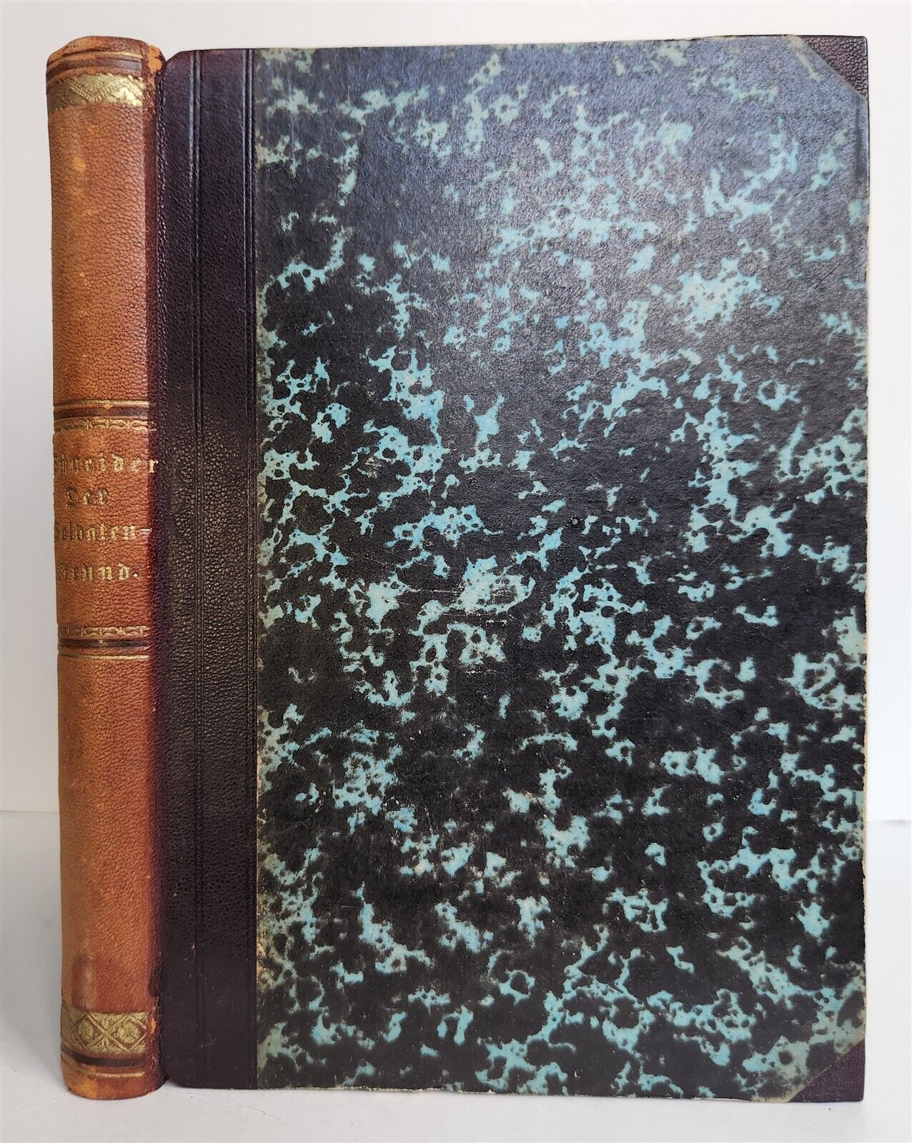 1848 GERMAN SOLDIER'S JOURNAL antique ILLUSTRATED