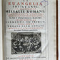 1781 PLANTIN Epistolae et Euangelia MISSAL antique LARGE FOLIO
