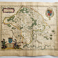 1640 MAP of DUCATUS VALOIS FRANCE by WILLEM BLAEU antique AUTHENTIC hand colored